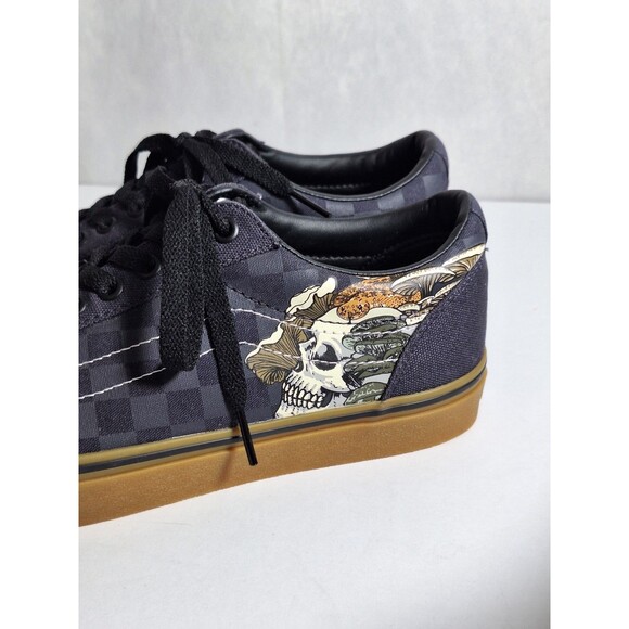 VANS Ward Low Snake Skull Charcoal/Gum Sole Sneakers Men Size 9 Womens 10.5 NWOB main image 10